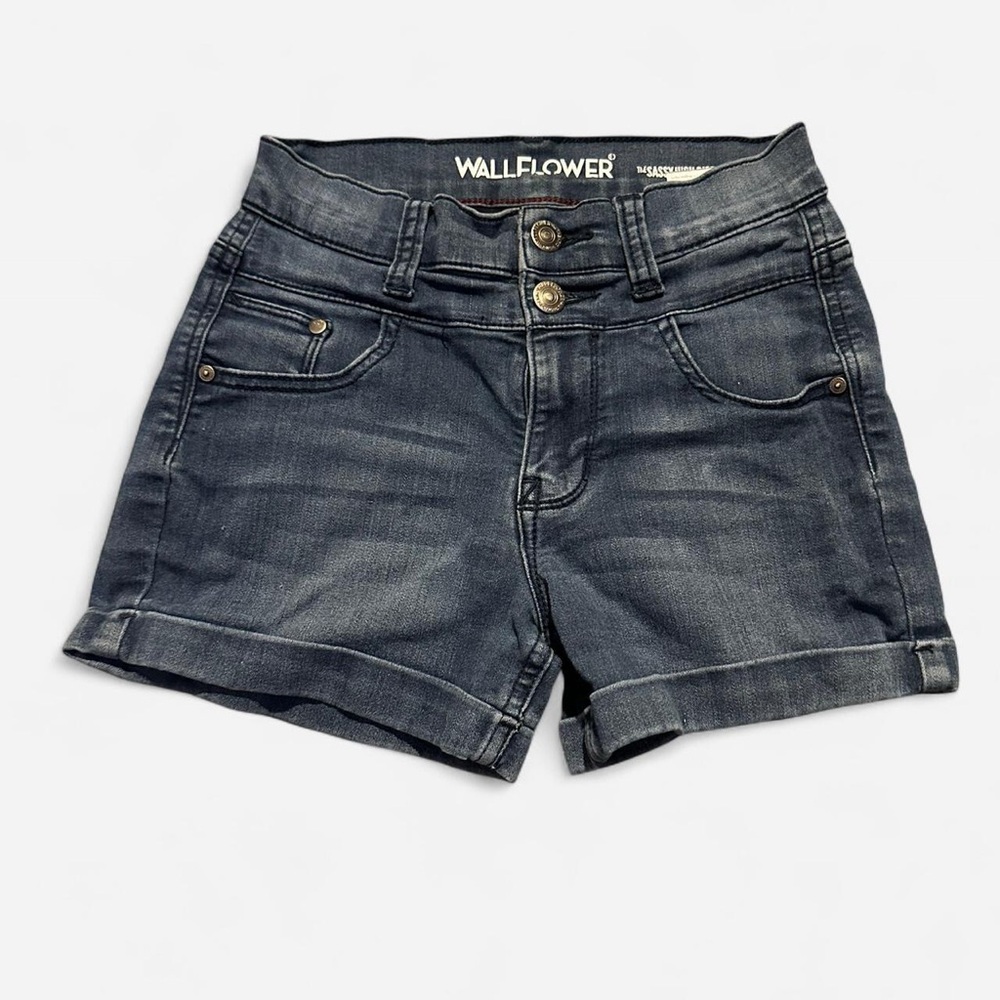 Wallflower Black Jean Shorts Classic Style